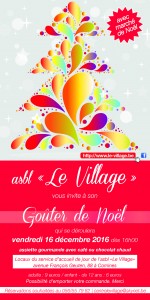 goûter de noël invitation 2016