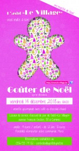 Goûter de Noël Le Village 2018 version définitive